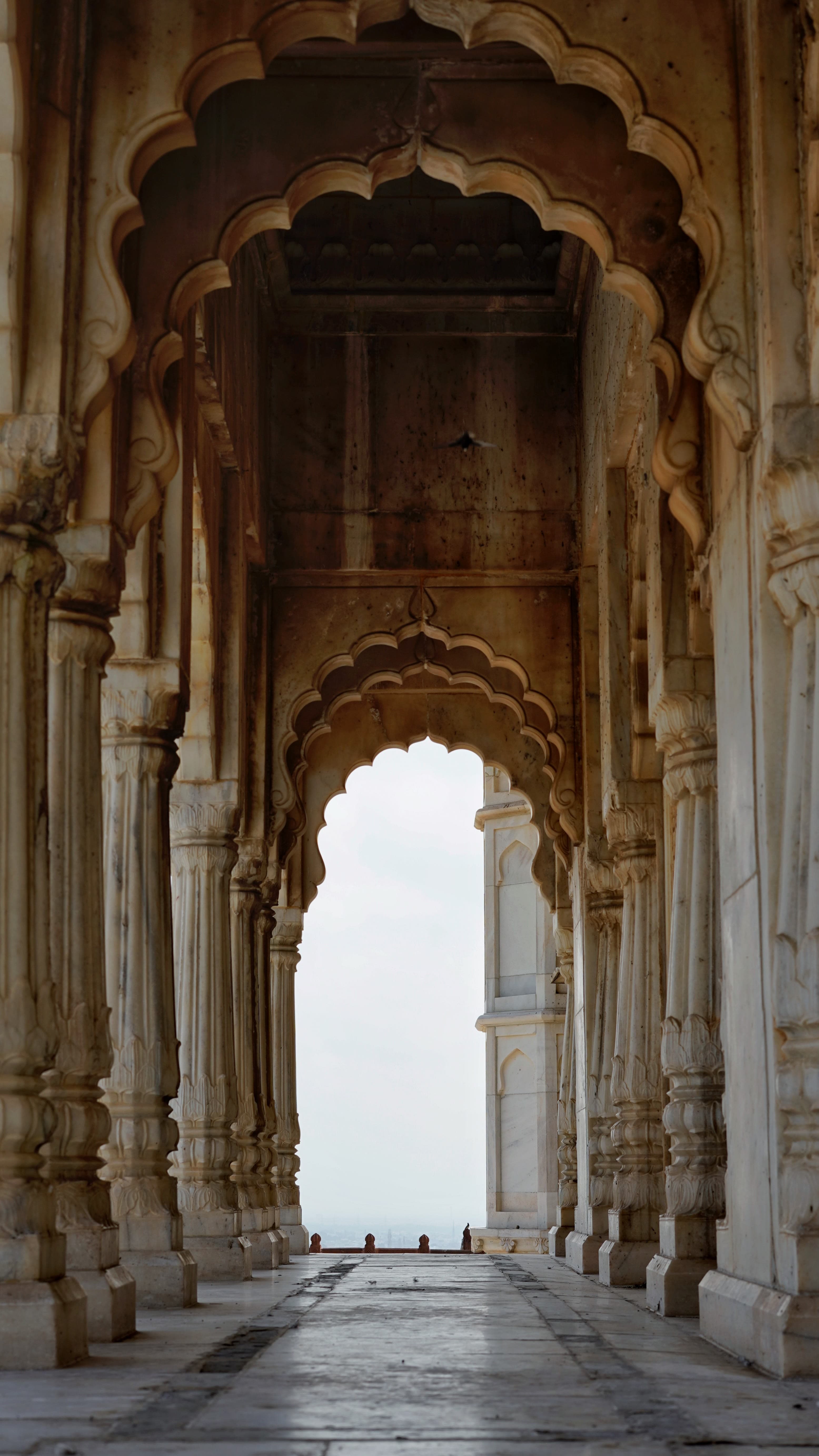 The Taj Mahal in the soft light of early morning